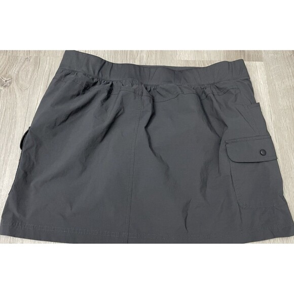Eddie Bauer  Grey Hiking Skort Pockets Athletic Pickleball tennis size XL - Picture 6 of 7